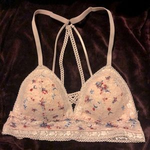 Pink padded bralette